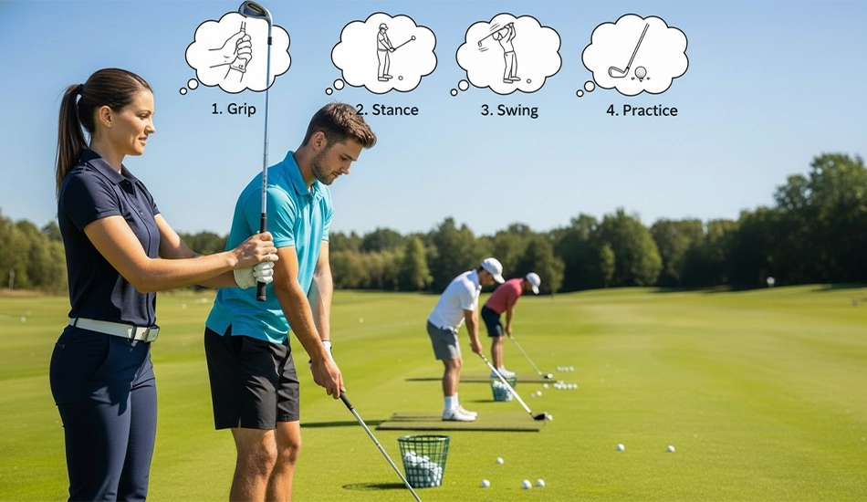 sequence of starting swing