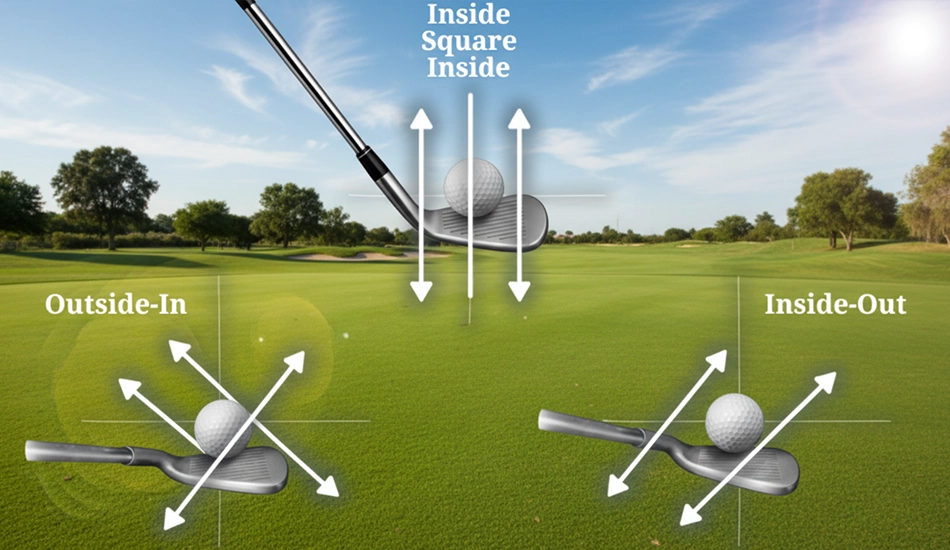 clubface square open closed