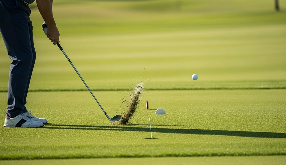 if divot flies to the right so will the ball