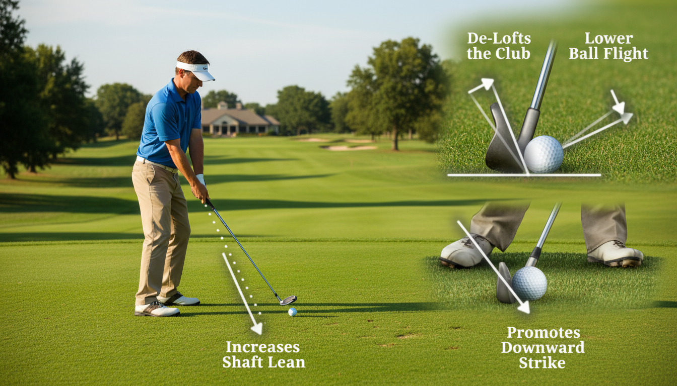 Increases shaft lean